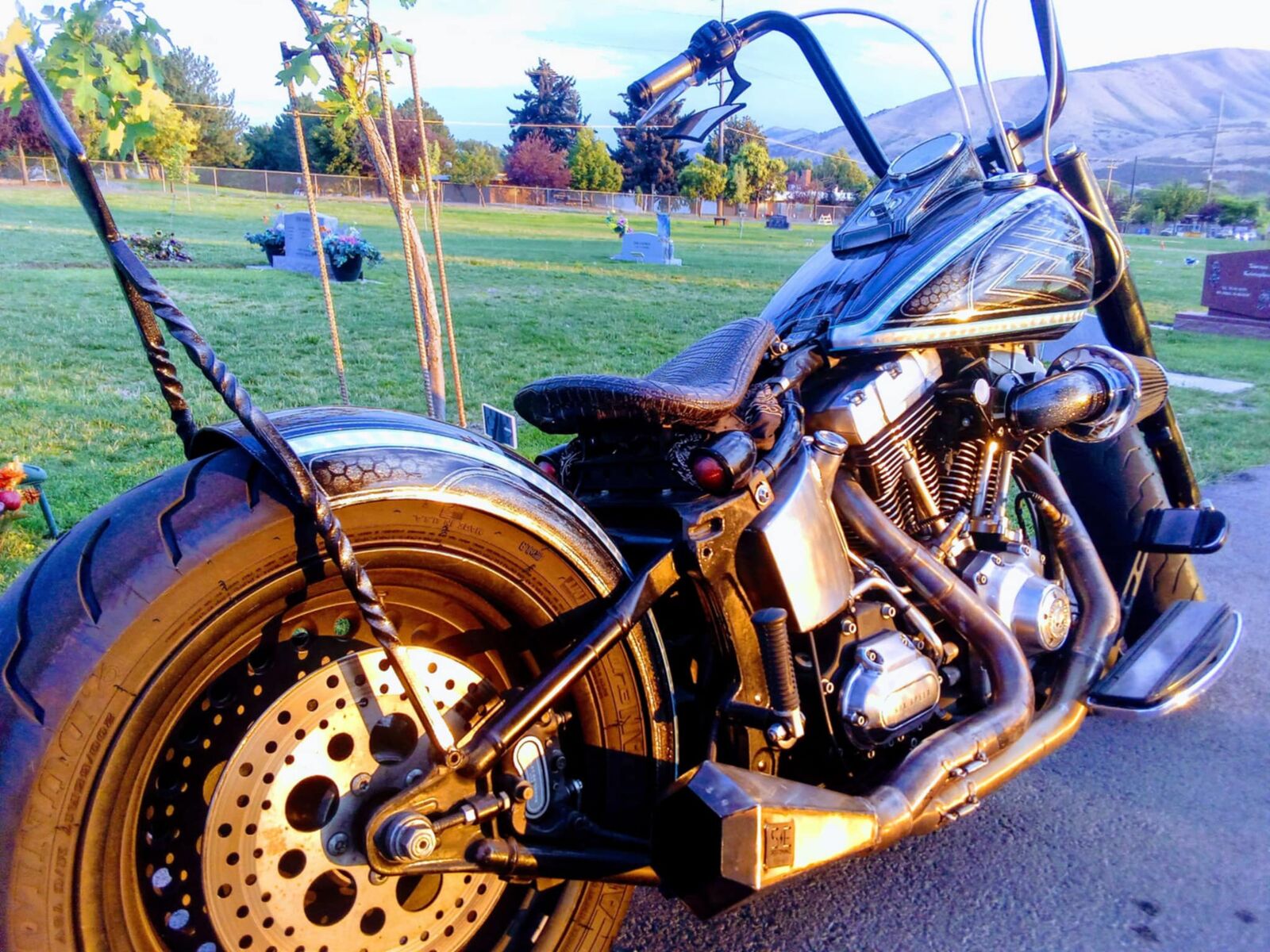 08 Custom Harley Fatboy Chopper