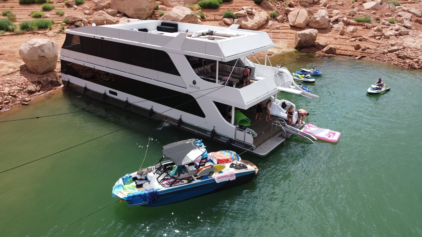 Antelope Point Marina 2021 Adonia Houseboat  'Calypso' 75x22 share for sale