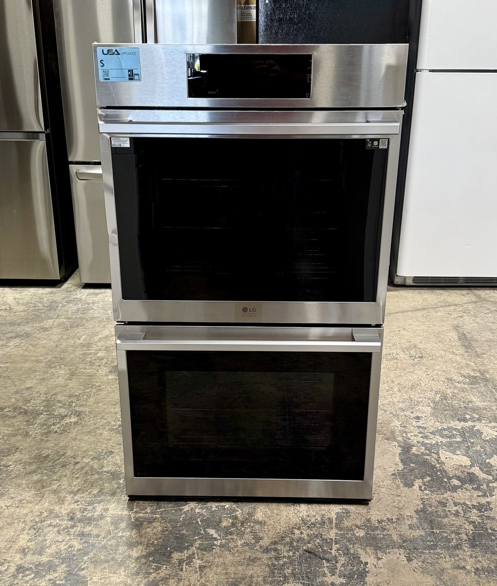 LG STUDIO ELECTRIC DOUBLE WALL OVEN STAINLESS STEEL