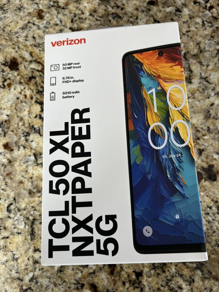TCL NXTPAPER 5G Verizon No Contract Prepaid Phone