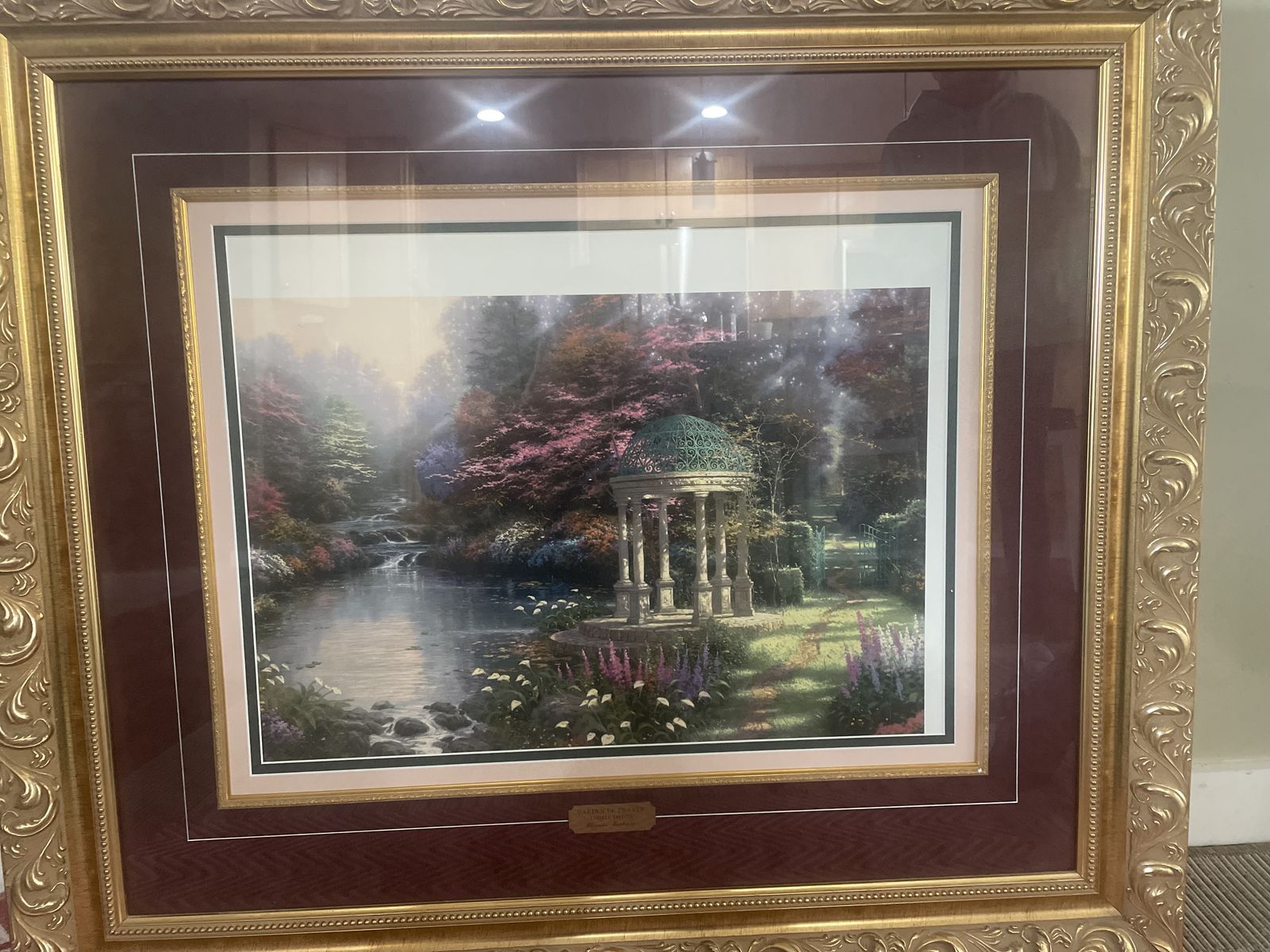 Thomas Kinkade Limited Edition Lithograph "The Garden of Prayer"
