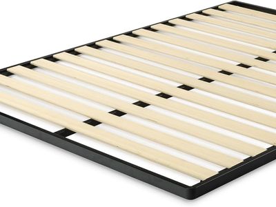 Zinus Deepak Easy Assembly Wood Slat 1.6 Inch Bunkie Board, Bed Slat Replacement, King