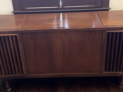 Mid century modern RCA victor Annapolis stereo console