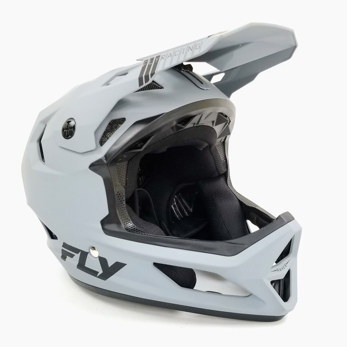 Fly Racing Rayce MTB/BMX Bicycle Helmet (Matte Grey, X-Small) (73-3614XS-L-R4-S4)