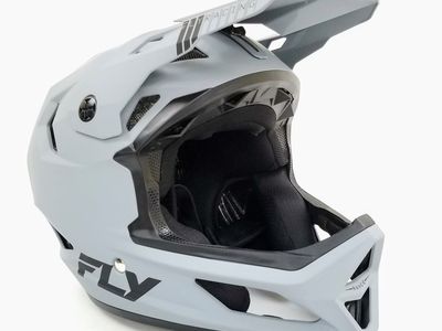 Fly Racing Rayce MTB/BMX Bicycle Helmet (Matte Grey, X-Small) (73-3614XS-L-R4-S4)