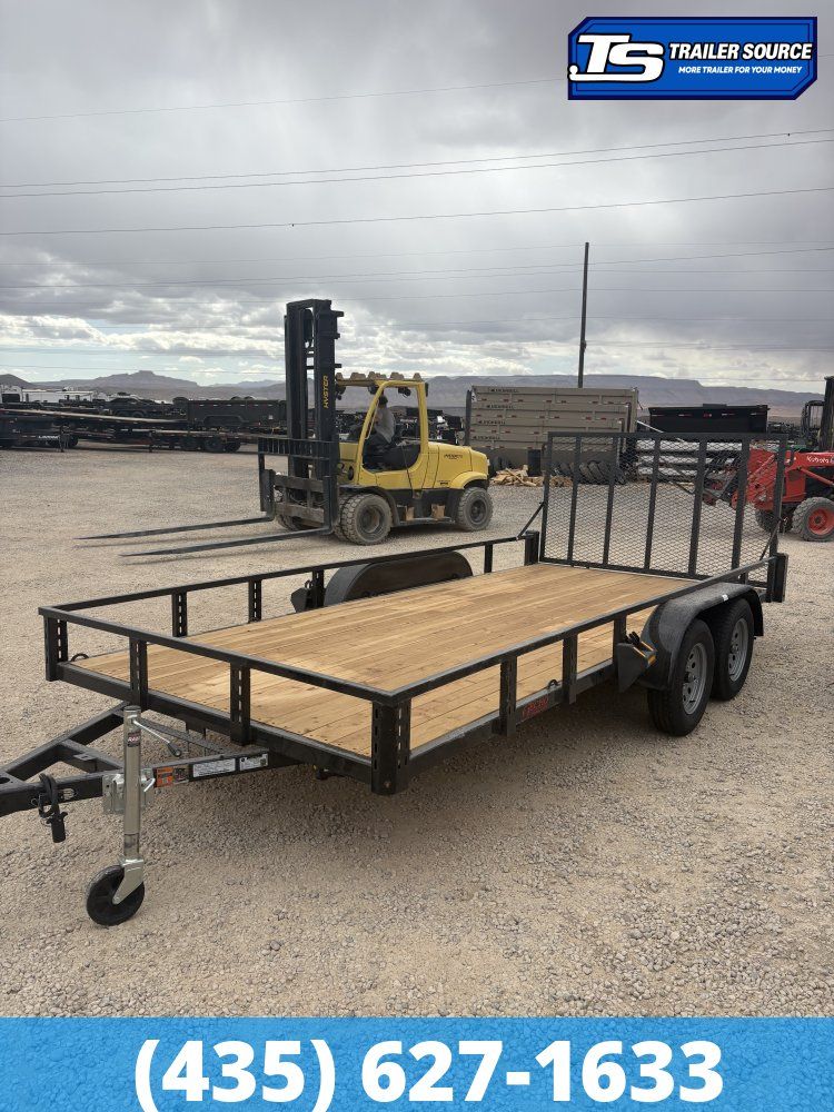 2026 Echo 7x14 7K Tandem Axle Utility Trailer Tire Chocks