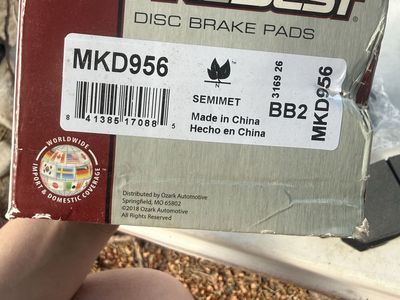 BrakeBest Brake Pads - New in Box