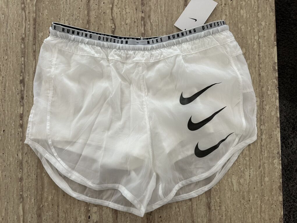 New Nike Running Shorts Sz M White