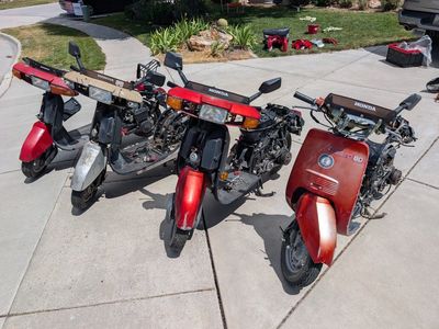 Vintage Honda Aero 80 Scooter Lot - Project Bikes