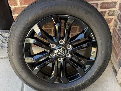 2026 20” Toyota Platinum rims & tires, new