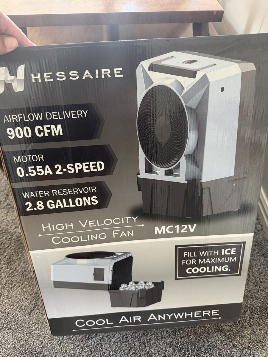 Hessaire 900 cfm cooling fan.