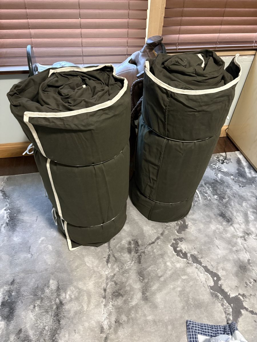 New unused bedroll