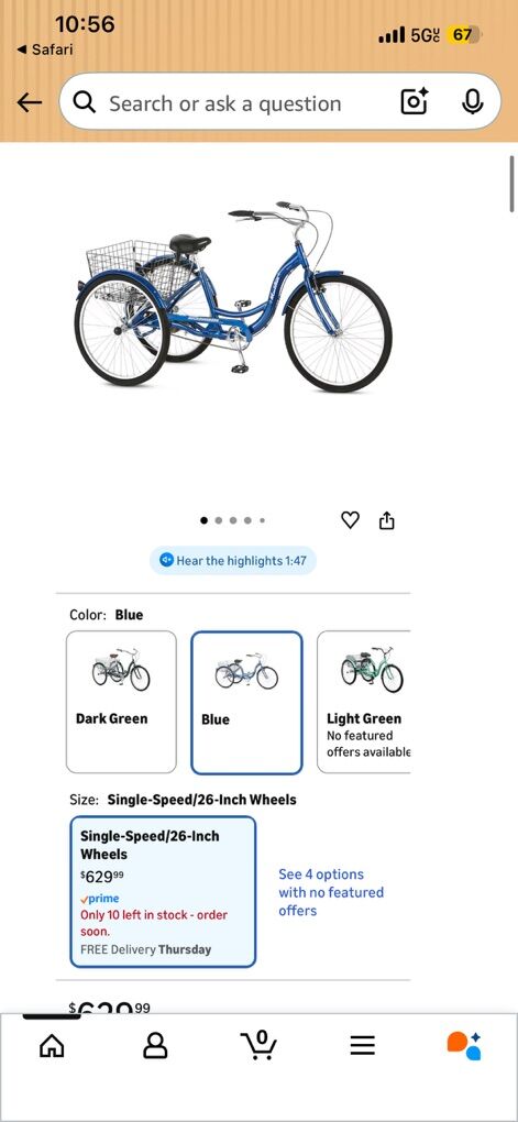 Schwinn Meridian Single-Speed/26-Inch Wheels