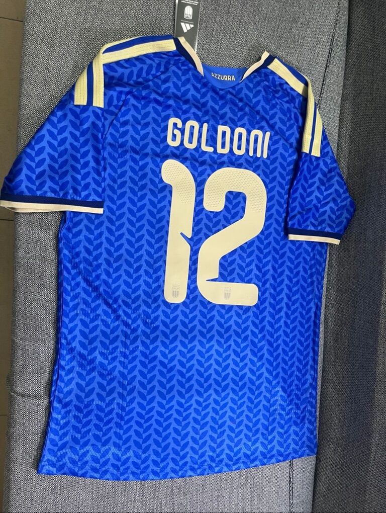 Goldoni #12 | XL | Italy 2025-26 Home Jersey