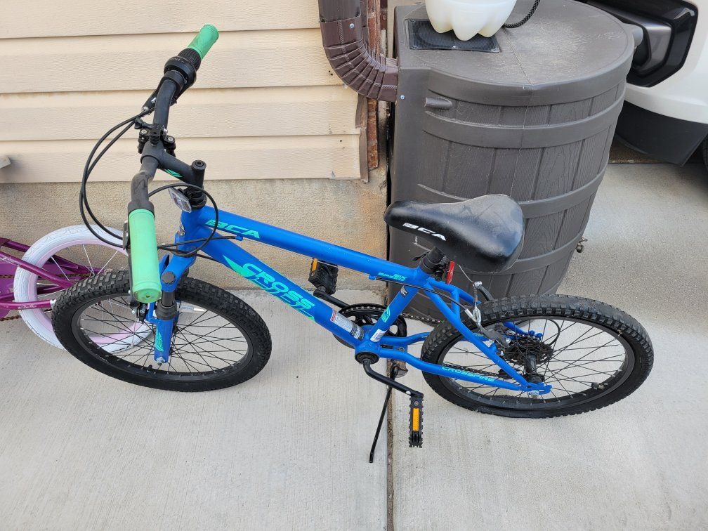 Free Kids Bikes - Blue ICA Gross BMX & Pink Princess Bike Set (2)
