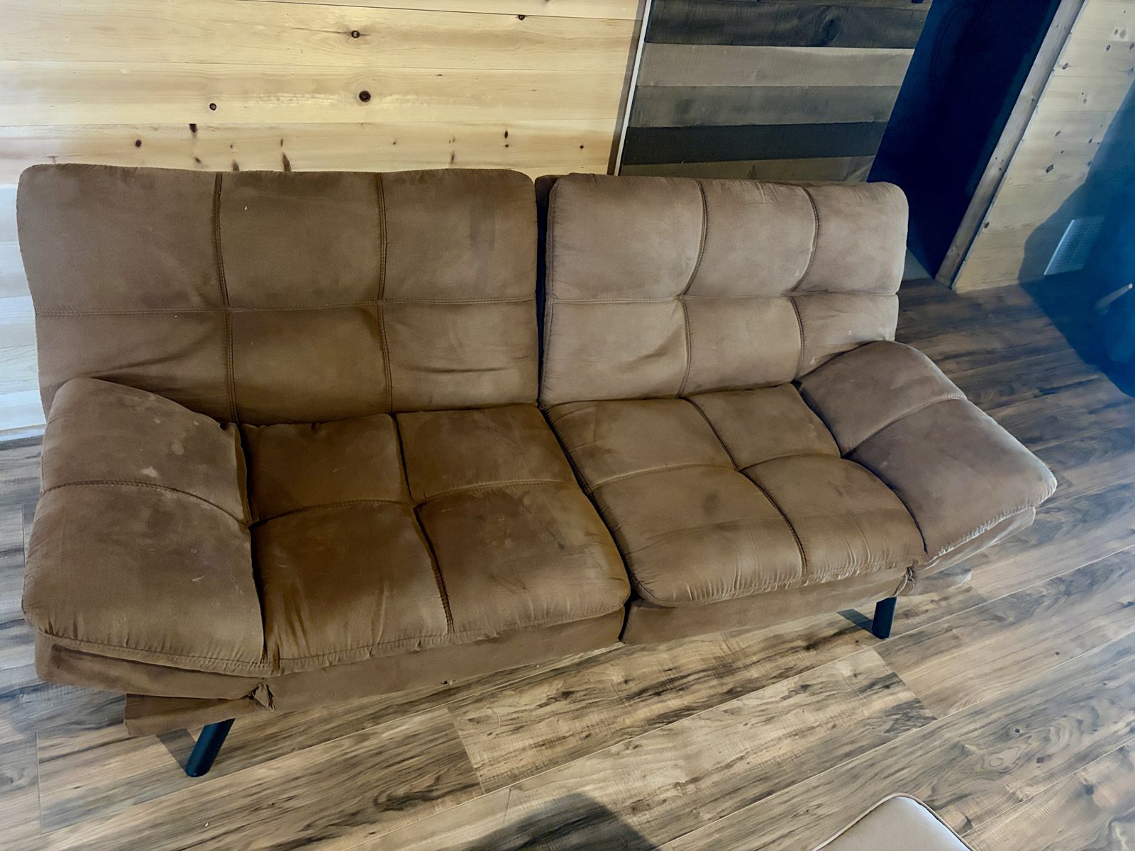 Cute and functional futon couch