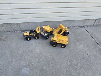 Tonka Trucks and Loader