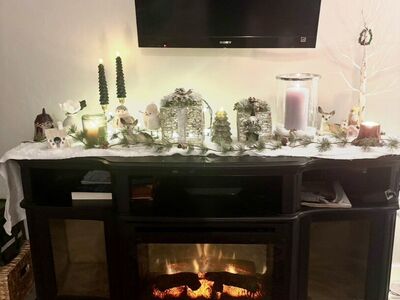 Electric Fireplace Console - FREE!