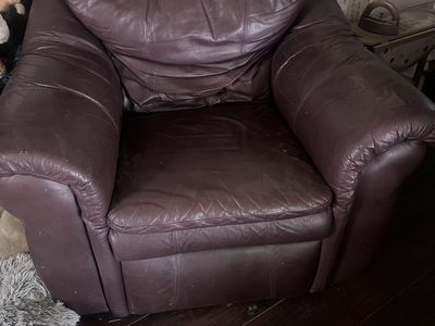 Lightly Used Leather Recliner