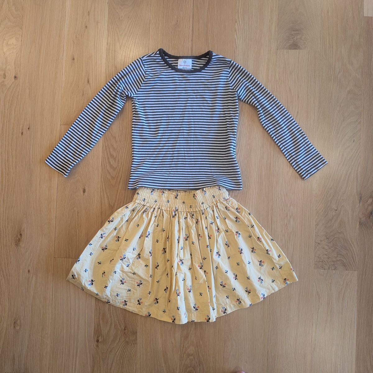 Hanna Andersson Matching Skirt & Top Size 7-8