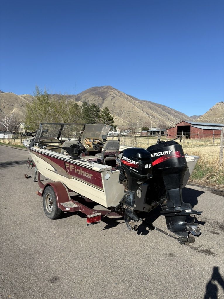 2000 Fisher 170 Hawk Fishing Boat