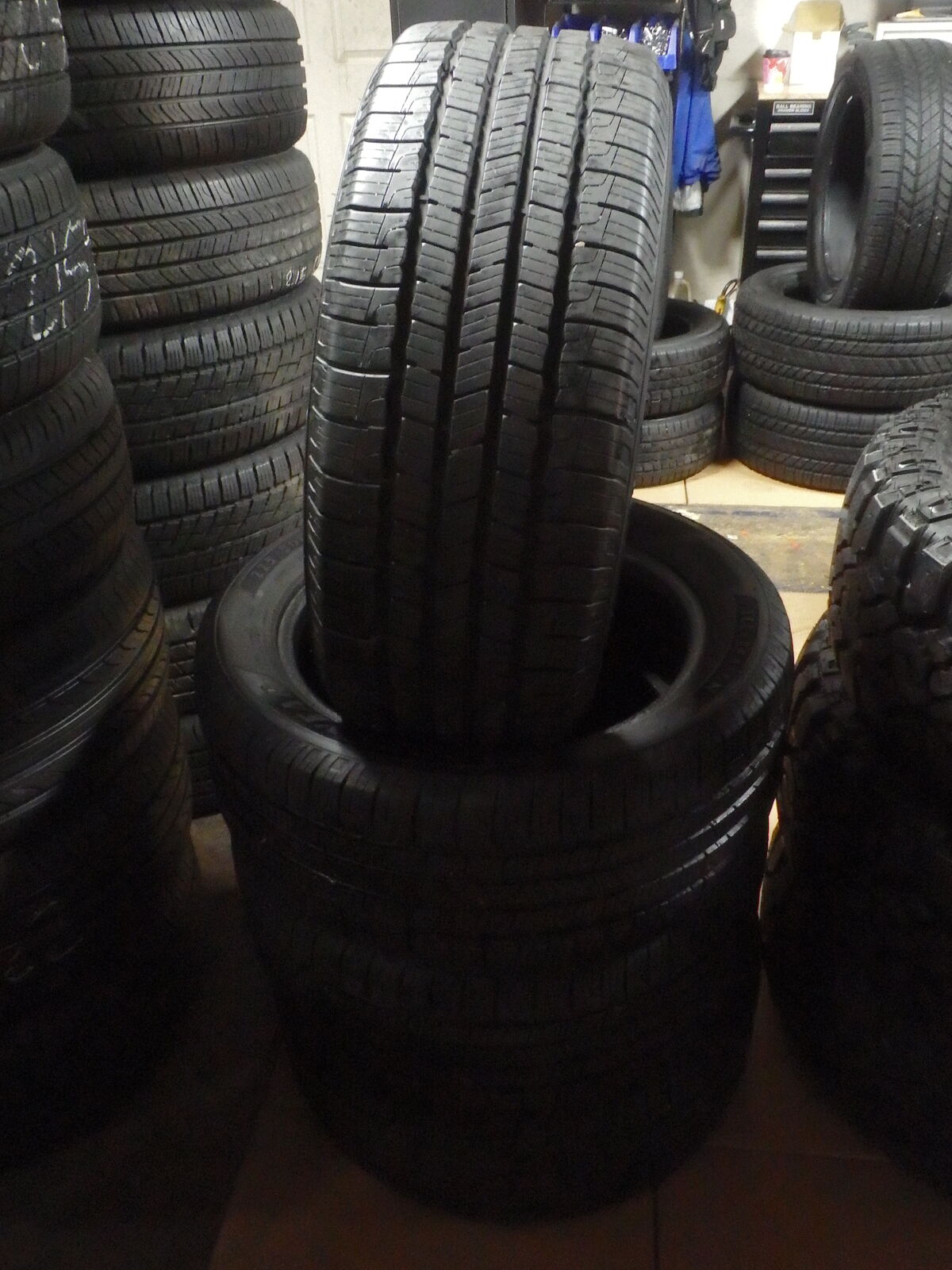 225/50R17 GOODYEAR RELIANT A/S SET OF USED TIRES