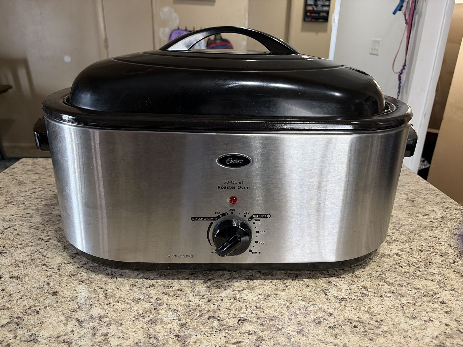 Oster 22-Quart Stainless Steel Roaster Oven - Used Only Once!