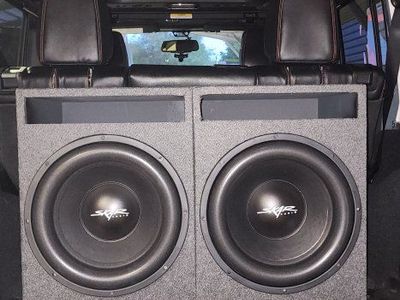 Skar Audio Dual 15" Subwoofers in Ported Enclosure - Powerful Car Bass System
