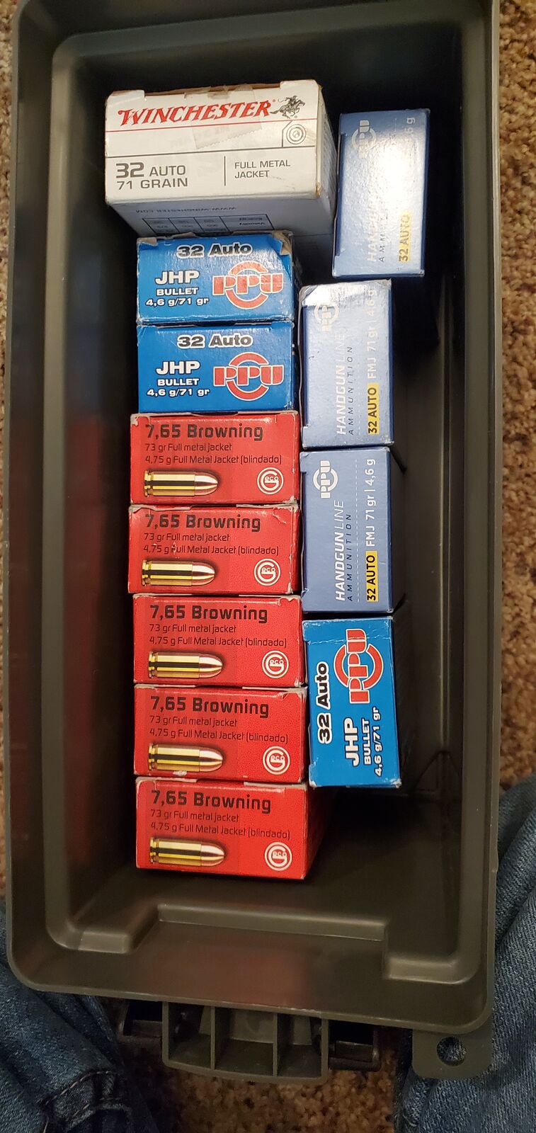 11-1/2 Boxes of 32 ACP or 32 Auto