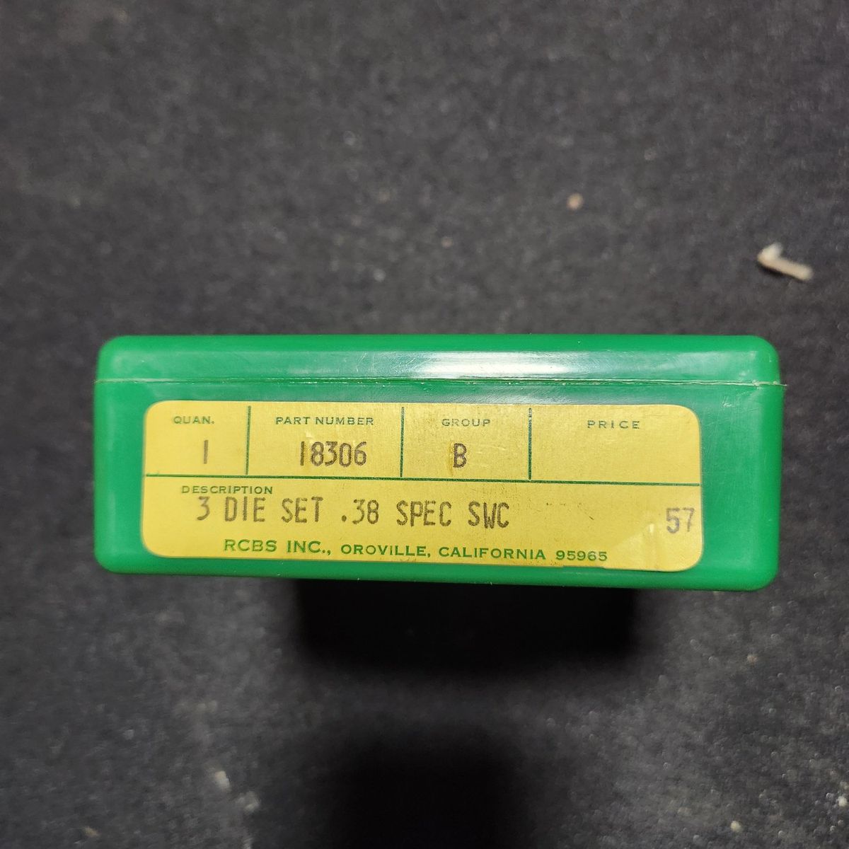 RCBS .38 SPEC DIES