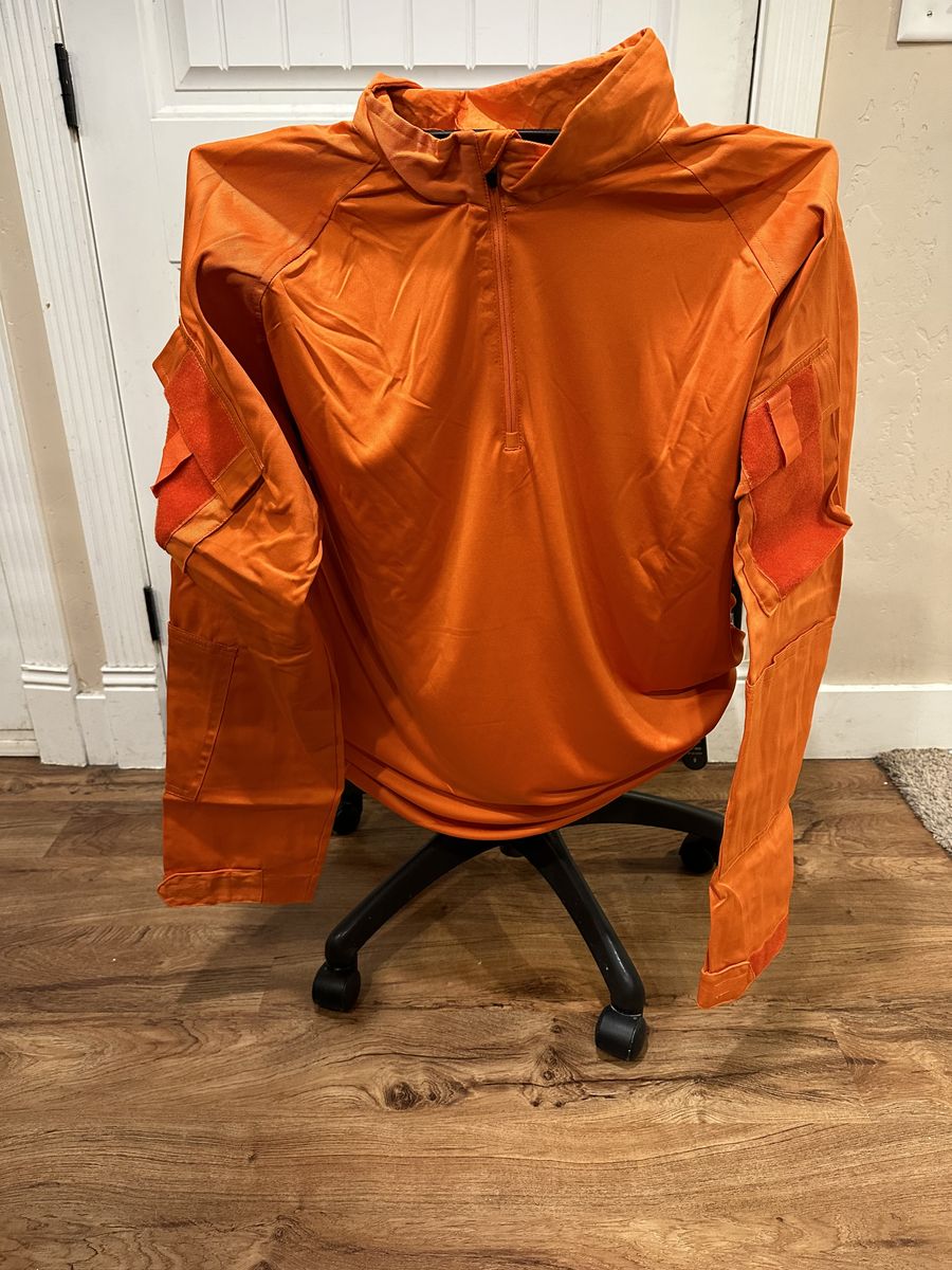 Tactical Gear Lightweight Combat Shirt / Jacket Size 3XL - Orange - Brand New