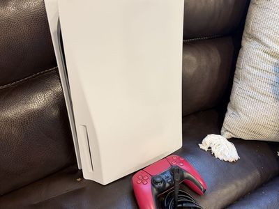 Sony PlayStation 5 PS5 Disc Console with Midnight Red DualSense Controller