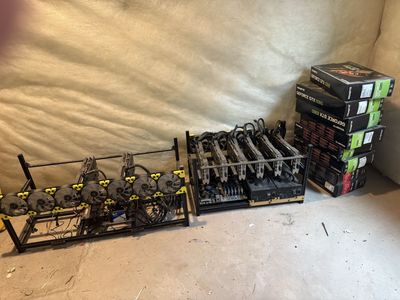 Old mining rigs w/GPUs.
