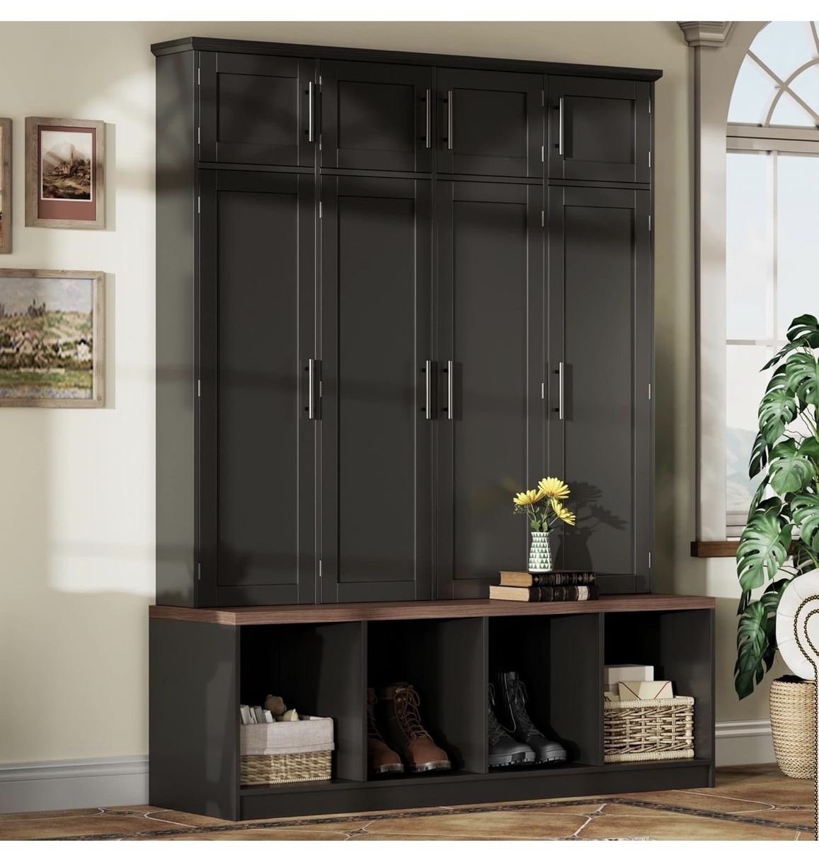 New Just Built Hall Tree w/ Bench & Storage