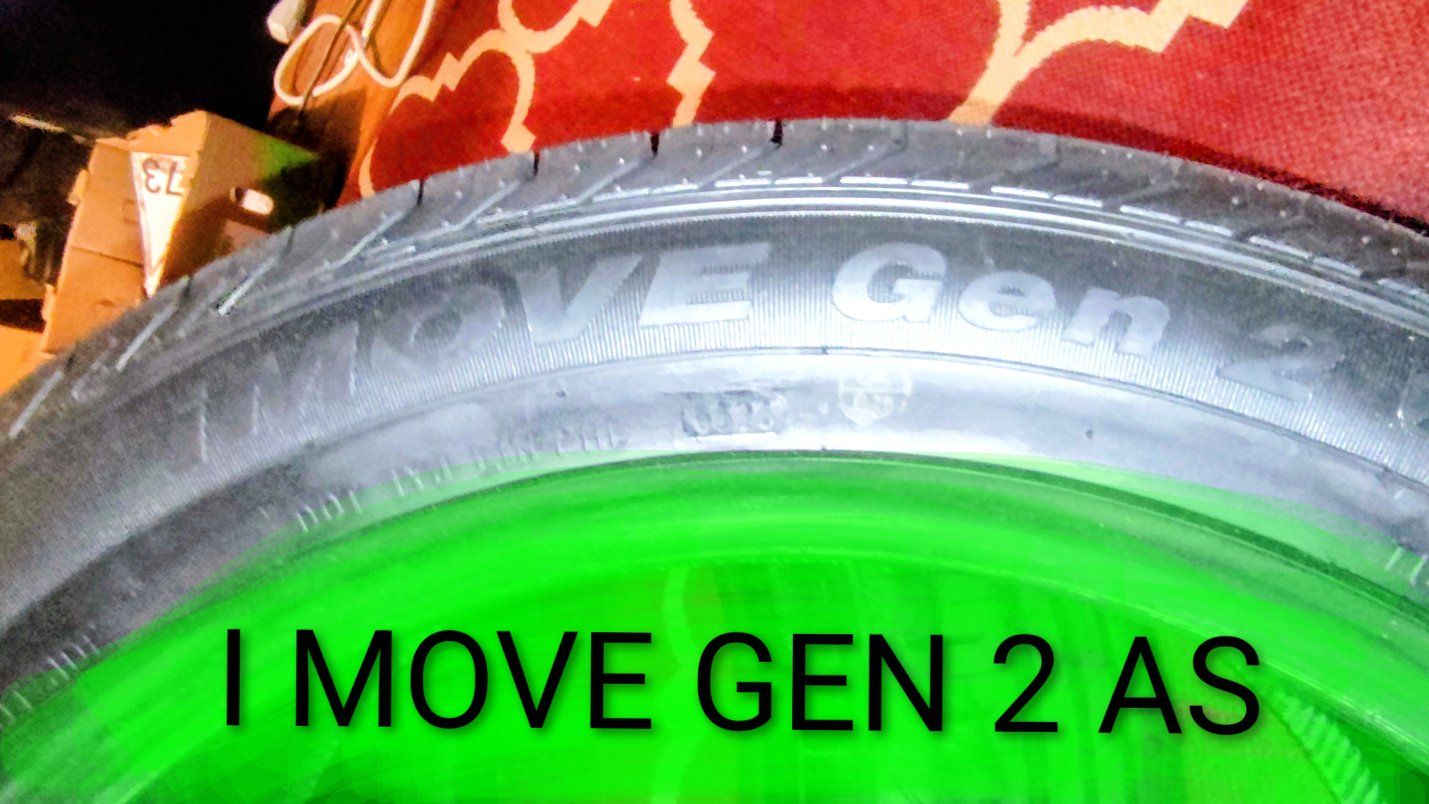 Ironman I Move Gen 2 AS 265/45R20 104W XL Tires (Set of 2) - 80%+ Tread, DOT 2026