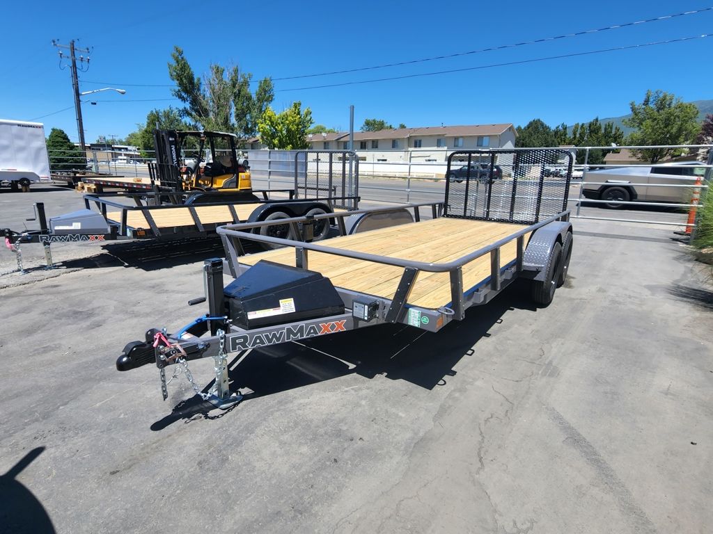 2027 RawMaxx 7X16 UTX 7K with Gate ATV Utility Trailer