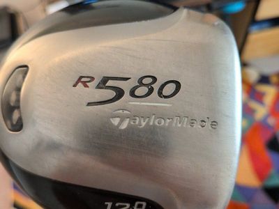 TaylorMade R580 12.0 Driver Stiff Flex M.A.S. 2 Ultralite 60 Shaft Golf Pride Grip