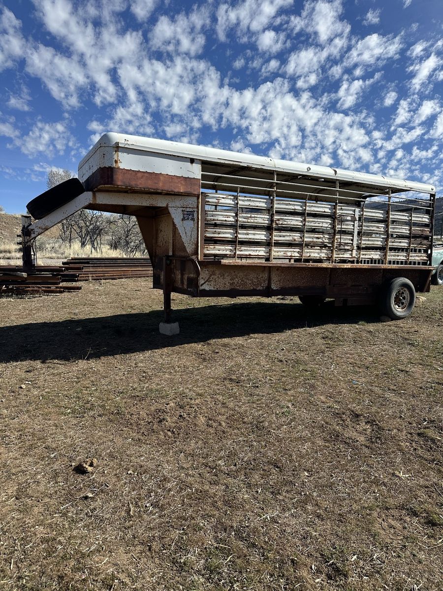 16 foot  stock trailer