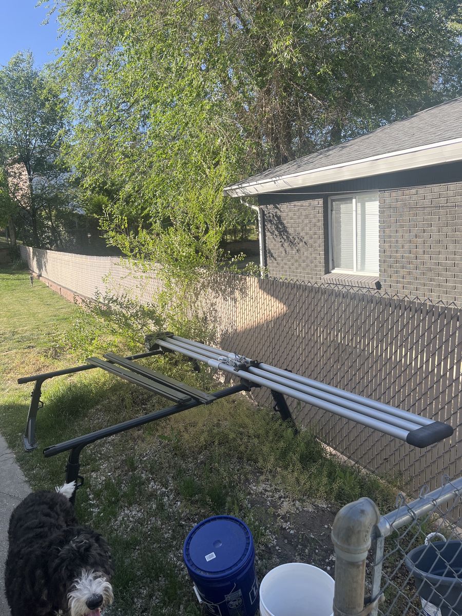 F150 Yakima truck rack with Rod vault
