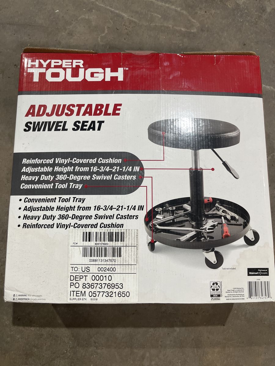 Hyper Tough adjustable swivel Seat
