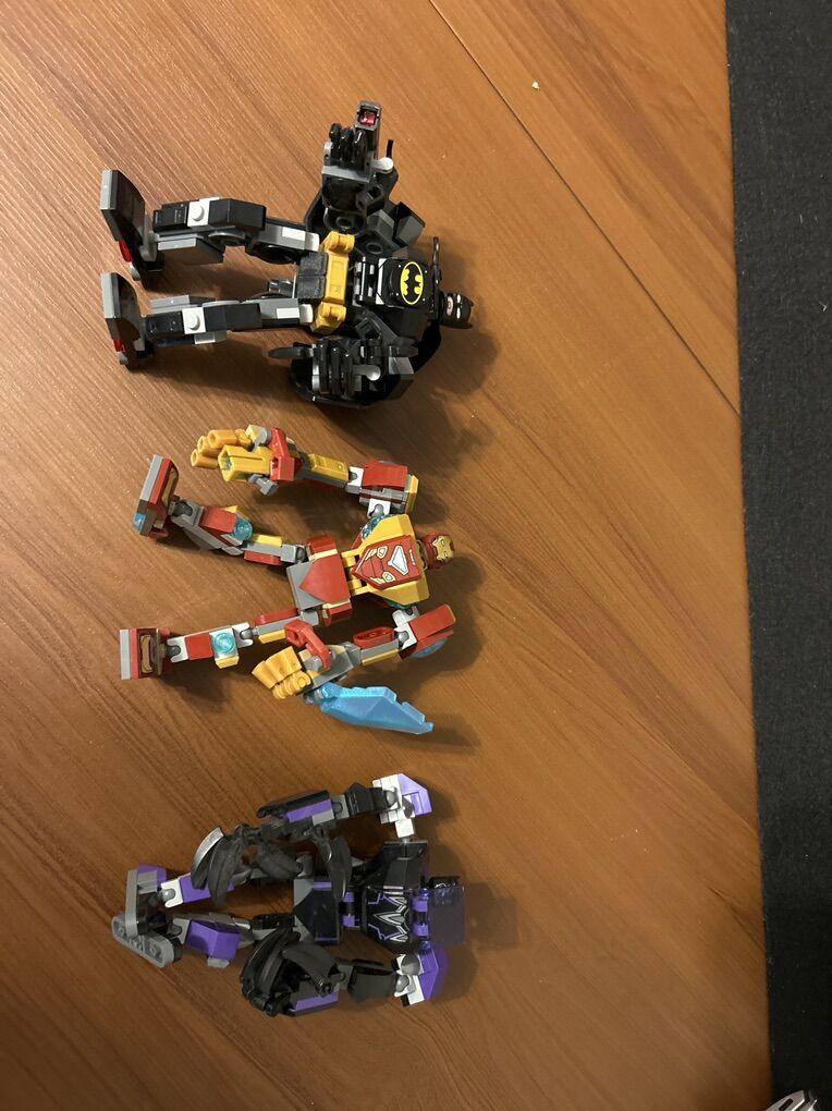Lego Mechs - Batman, Iron Man, Black Panther