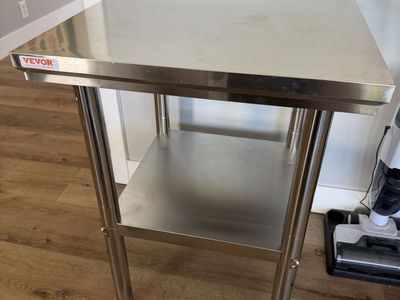 Stainless steel table