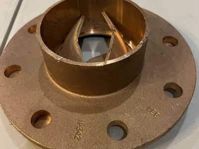 4" Brass companion flange plumbing