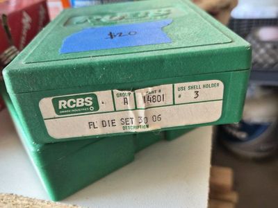 RCBS Group A FL Die Set 30-06 Reloading Dies Part #14801
