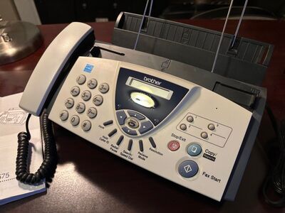 Brother FAX‑575 Personal Fax Machine MOVING, MUST SELL!