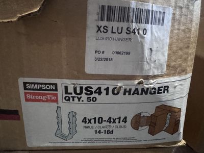 Simpson Strong-Tie LUS410 Joist Hanger (box of 50)