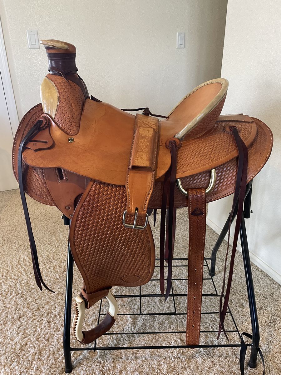 Hereford Brand Tex Tan Ranch Saddle