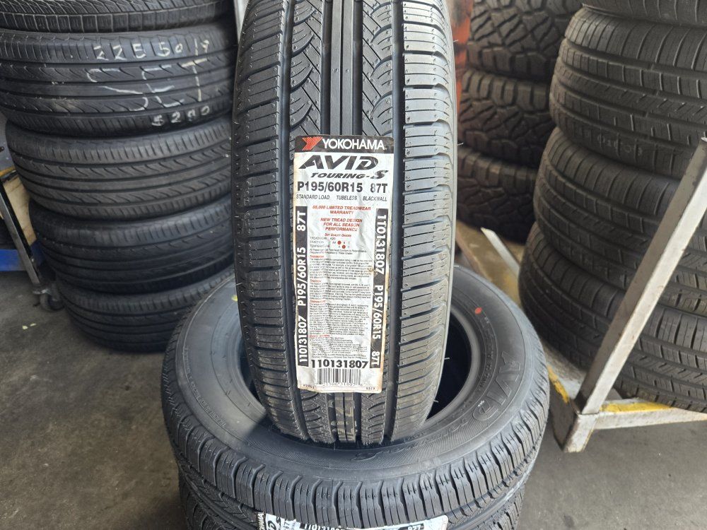 SET 195/60R15 YOKOHAMA AVID TOURING -S
