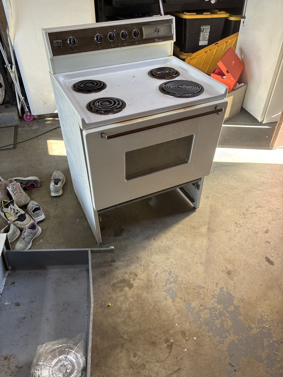 Old Whirlpool Oven Range