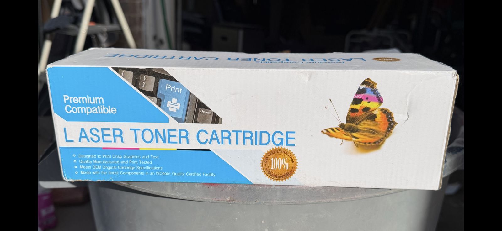 Premium Compatible Laser Toner Cartridge PTCE285A for HP & Canon Printers